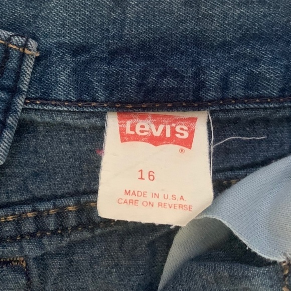 Rare Vintage 70s Levi's USA Made 573 White Tab Tapered Leg Mom Jeans Size 12/31 - Picture 8 of 12